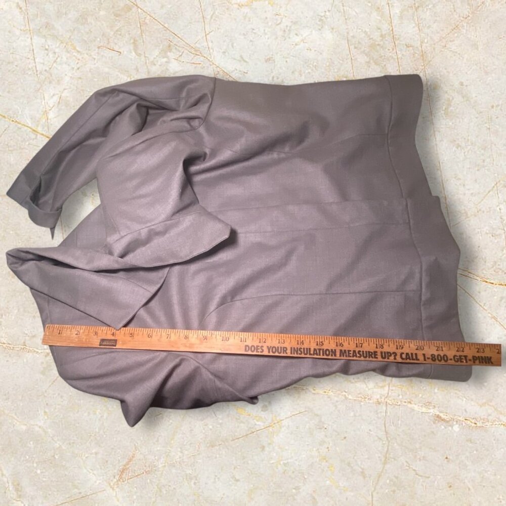 Jones New York Womens Gray Stretch Blazer Jacket Size 18 Careerwear Office - Picture 8 of 10